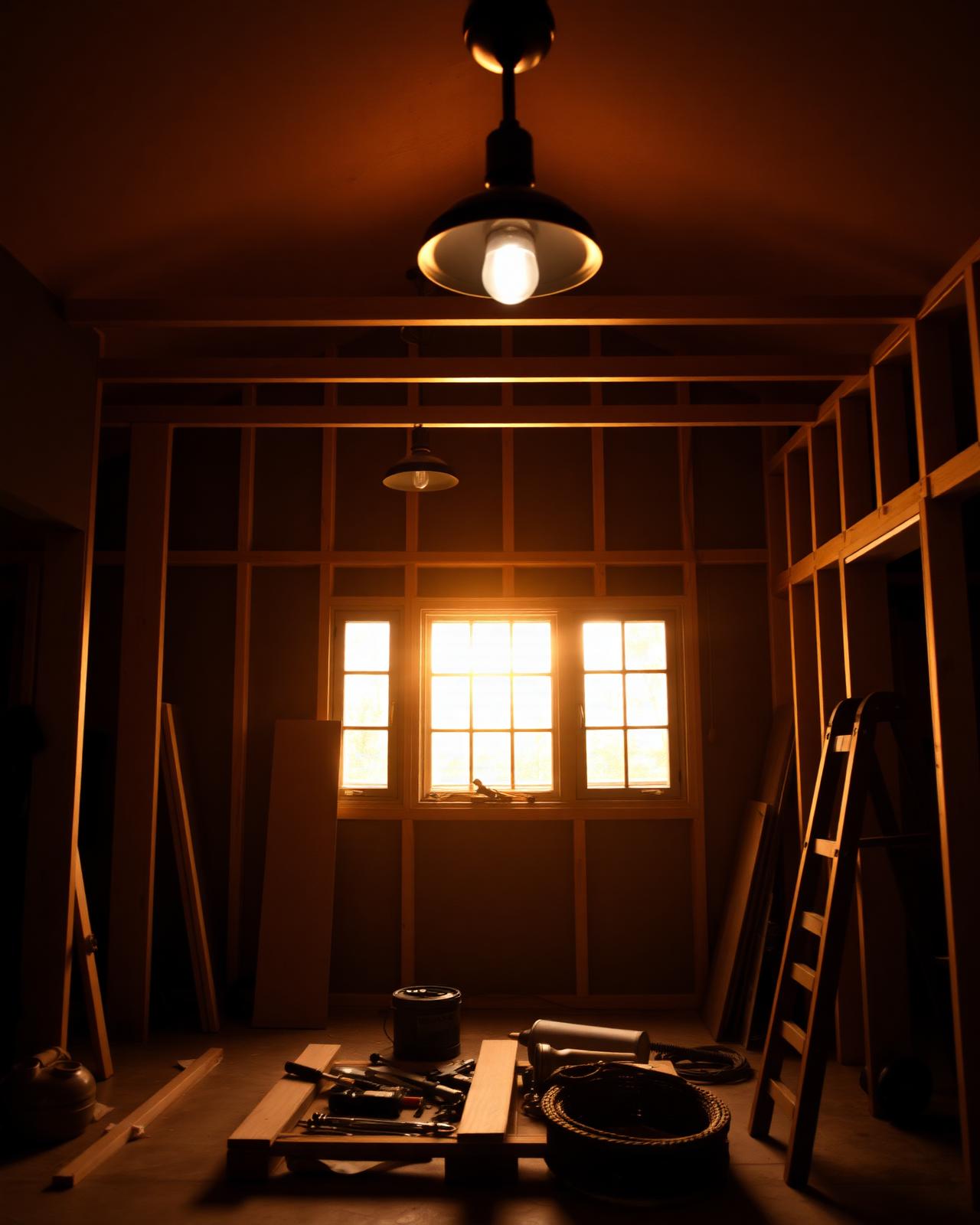 Home renovation in progress